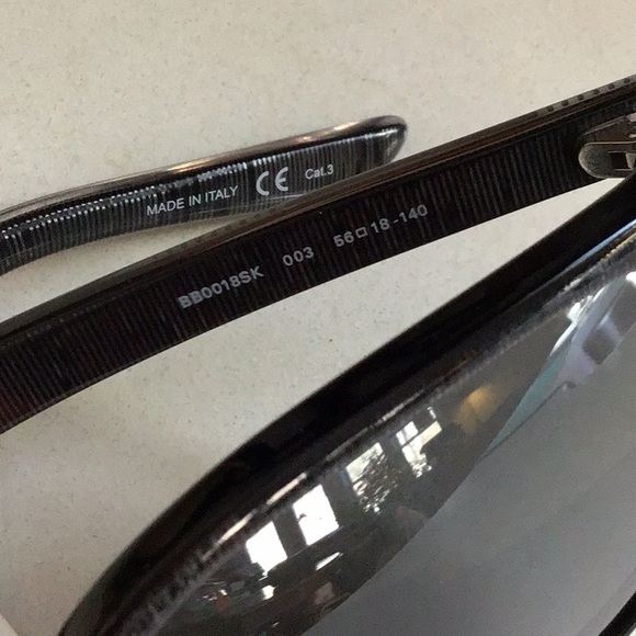 100% Authentic BALENCIAGA Textured Frame Classic Sunglasses - Picture 4 of 7